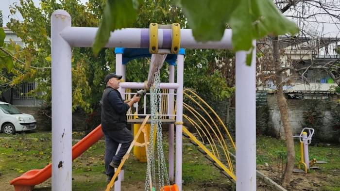 Köşk’te Çocuk Parkları Yenileniyor