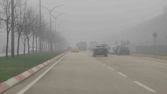 Yoğun Sis Hayatı Olumsuz Etkiledi