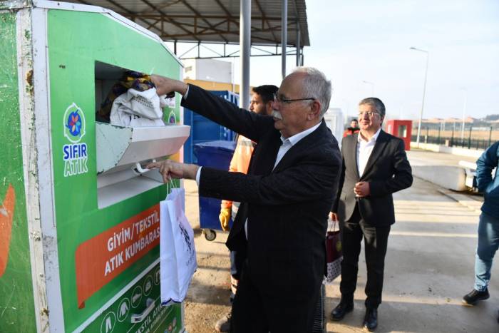 Çanakkale Belediyesi 1’inci Sınıf Atık Getirme Merkezi Tanıtıldı