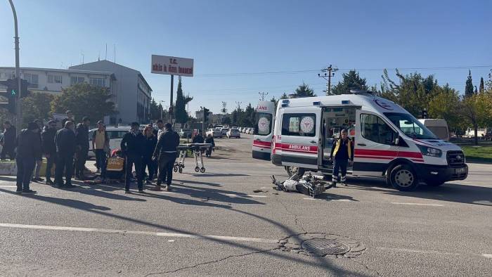 Kilis’te 2 Motosiklet Çarpıştı:1 Yaralı