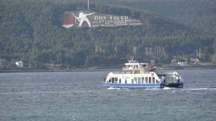 Bozcaada Ve Gökçeada’ya Yarınki Feribot Seferlerine Fırtına Engeli