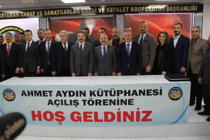 Bakan Yardımcısı Ahmet Aydın Adına Kütüphane Açıldı