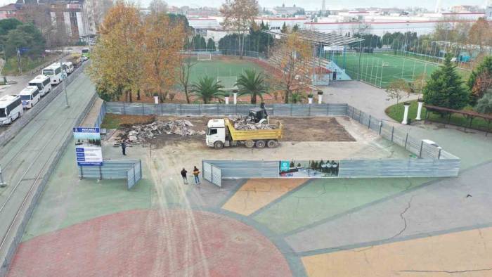 Doğu Kışlaya Skate Park Yapılıyor