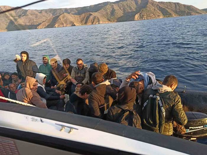 Datça’da 60 Düzensiz Göçmen Yakalandı