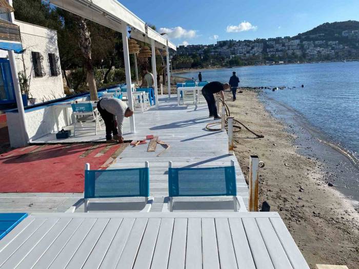 Bodrum’da Kıyı İşgali Yapan İşletmeye Belediyeden Müdahale