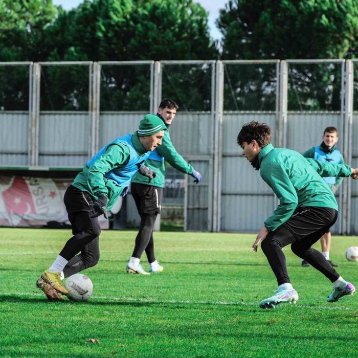Bursaspor Taktik Çalıştı