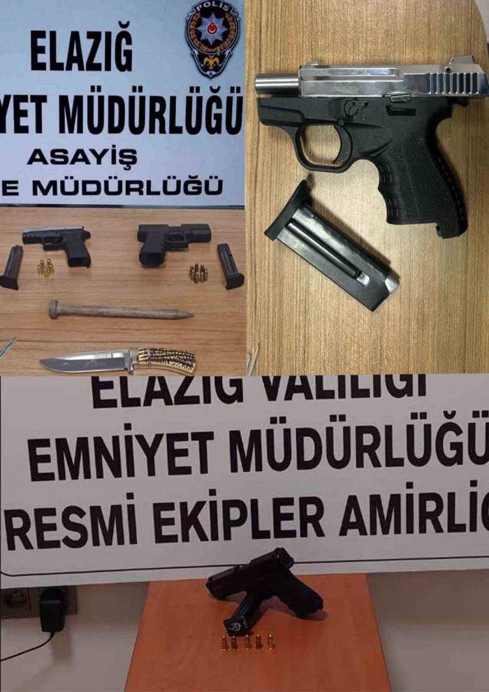 Elazığ’da Aranan 9 Şüpheli Yakalandı