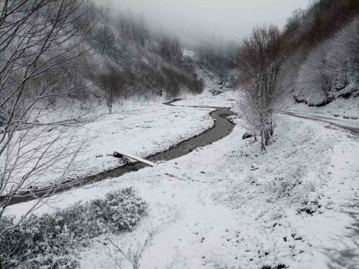 Sakarya’nın Yüksek Kesimleri Beyaza Büründü