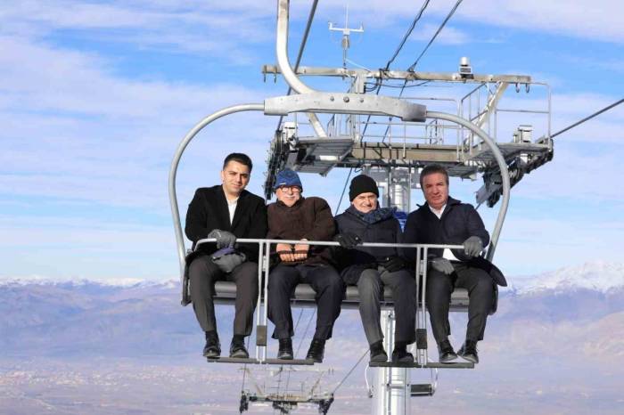 Yıldırım, Ergan Dağı Kayak Merkezi’nde İncelemelerde Bulundu