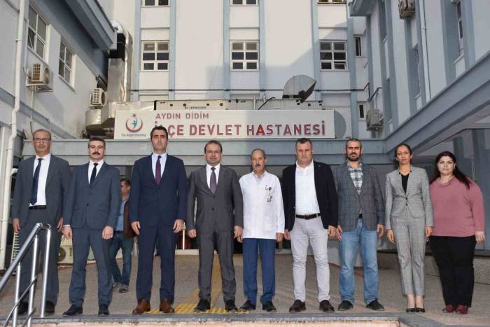 İl Sağlık Müdürü Şenkul Didim Devlet Hastanesi’nde İncelemelerde Bulundu