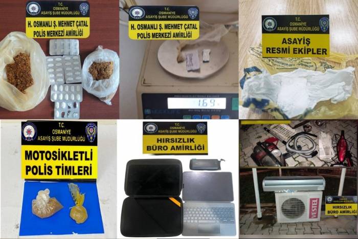 Osmaniye’de Asayiş Uygulamaları: 21 Tutuklama