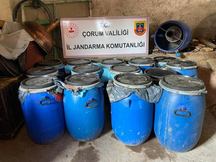 Jandarmadan Kaçak İçki Operasyonu