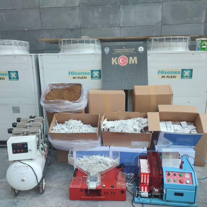 Kahramanmaraş’ta 30 Bin Makaron Ele Geçirildi