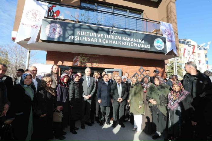 Yeşilhisar İlçe Halk Kütüphanesi Açıldı