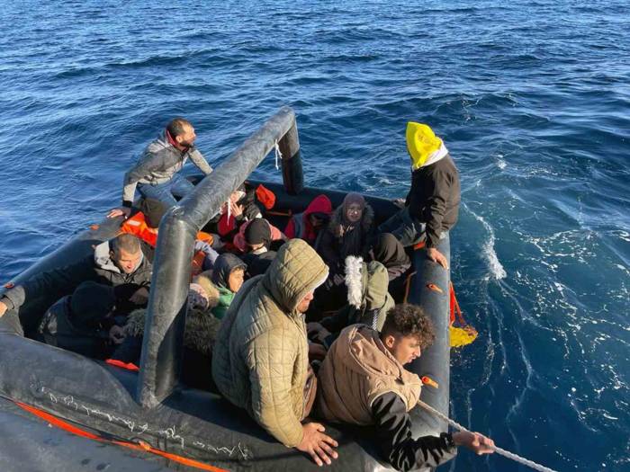 Datça’da 61 Düzensiz Göçmen Kurtarıldı