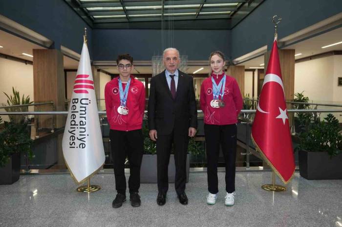 Avrupa’dan Ümraniye’ye Dört Madalya Birden