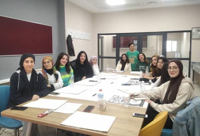 Koçarlı Kyk Yurdunda Öğrencilere Resim Kursu