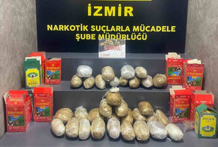 Çay Kutusunda Uyuşturucu Sevkiyatı