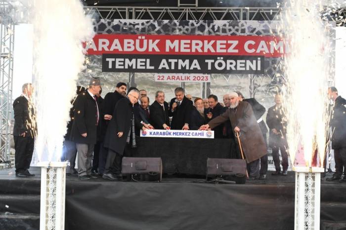 2 Bin Kişilik Karabük Merkez Camii’nin Temeli Atıldı