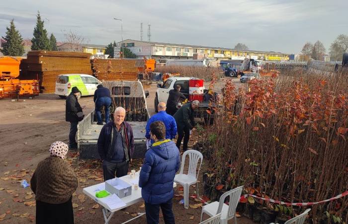 Çiftçilere Yüzde 50 Hibeli Meyve Fidanı Dağıtımı Başladı