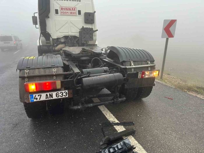 Mardin’de Zincirleme Trafik Kazası: 3 Yaralı