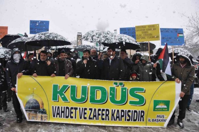 Muş’ta İsrail’e ‘Gazze’ Tepkisi