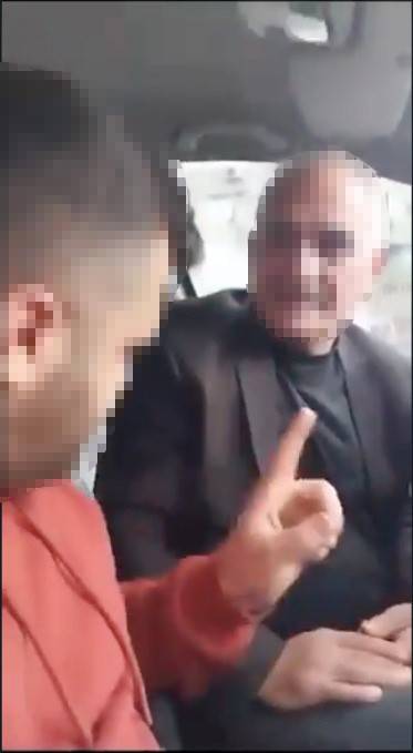 Taksici, Korsan Taksiciyi Uygulama Üzerinden Çağırıp Tehdit Etti, Kamera Kaydı Aldı