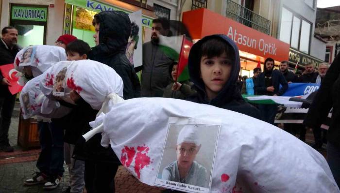 Bartın’da İsrail Protestosu