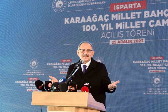 Çevre, Şehircilik Ve İklim Değişikliği Bakanı Özhaseki: “100 Milyon Metrekare Yeşil Alan İçin Proje Başlattık”