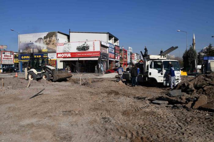 Büyükşehir’den Sanayi Girişinde Önemli Çalışma