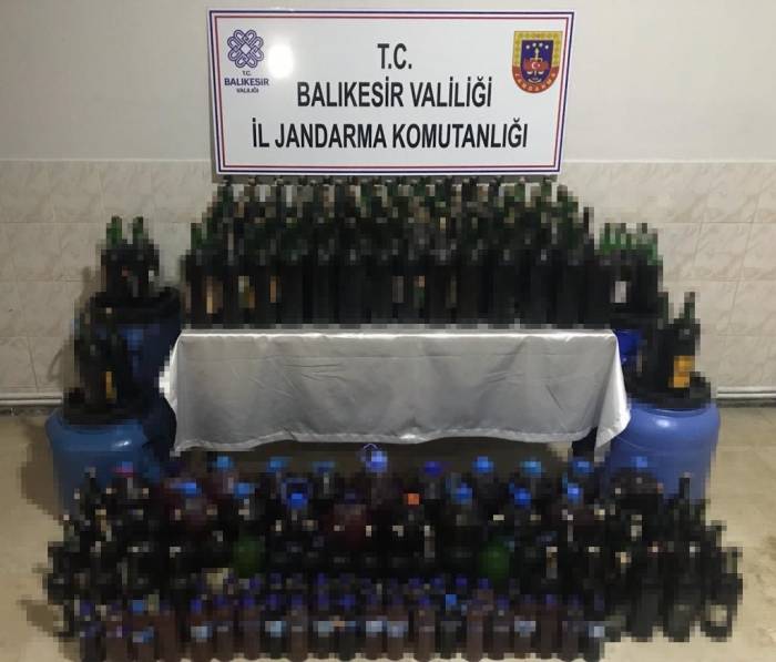 Balıkesir’de Yılbaşı Öncesi Kaçak İçki Operasyonu