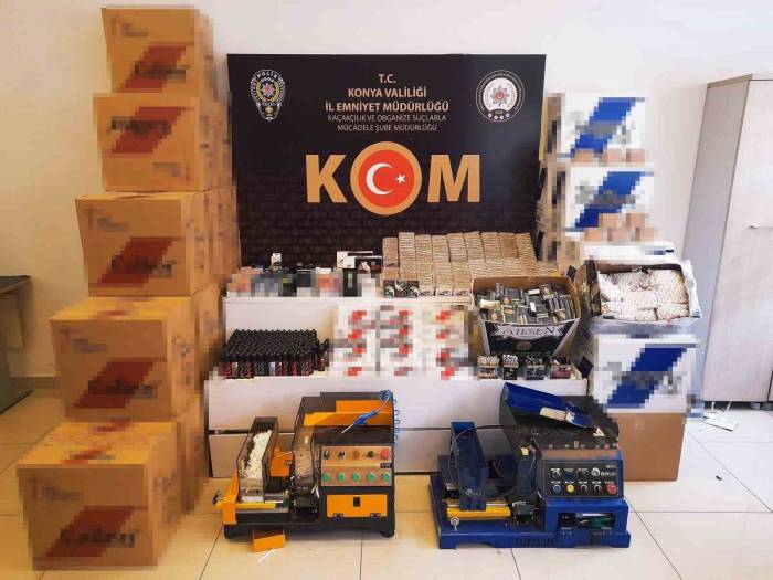 Konya’da Kaçakçılık Operasyonu: 9 Gözaltı