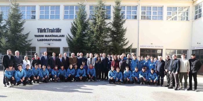 Ato Başkanı Baran Ve Bakan Yardımcısı Şamlıoğlu’ndan Meslek Lisesi Ziyareti