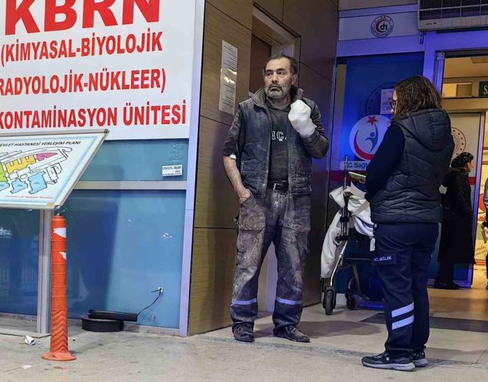 Elini Makineye Kaptıran İşçinin Parmakları Koptu
