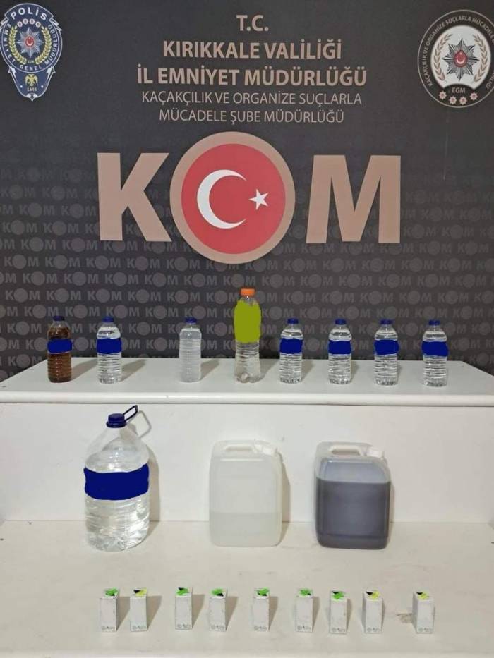 Yılbaşı Öncesi Kaçak İçki Operasyonu: 40 Litre Ele Geçirildi