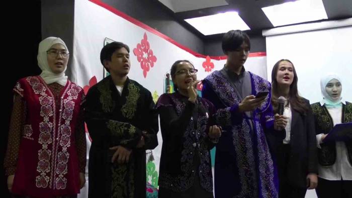 Erzurum’da Kazak Öğrenciler Kültür Ve Geleneklerini Tanıttı