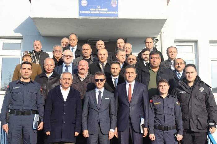 Güvenlik Toplantısı Jandarma Karakolunda Yapıldı