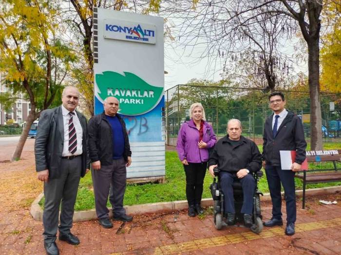 Konyaaltı’nda Tüm Parklar Erişilebilirlik Belgesi Aldı