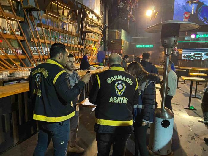 Marmaris’te Yeni Yıl Öncesi Eğlence Mekanlarında Alkol Denetimi