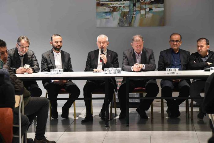 Başkan Başdeğirmen Sanayi Esnafıyla Bir Araya Geldi