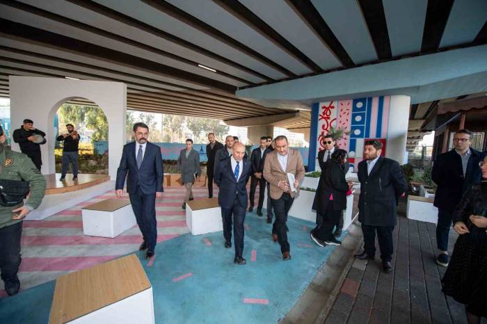 Halkapınar’daki Viyadük Altına Sihirli Dokunuş