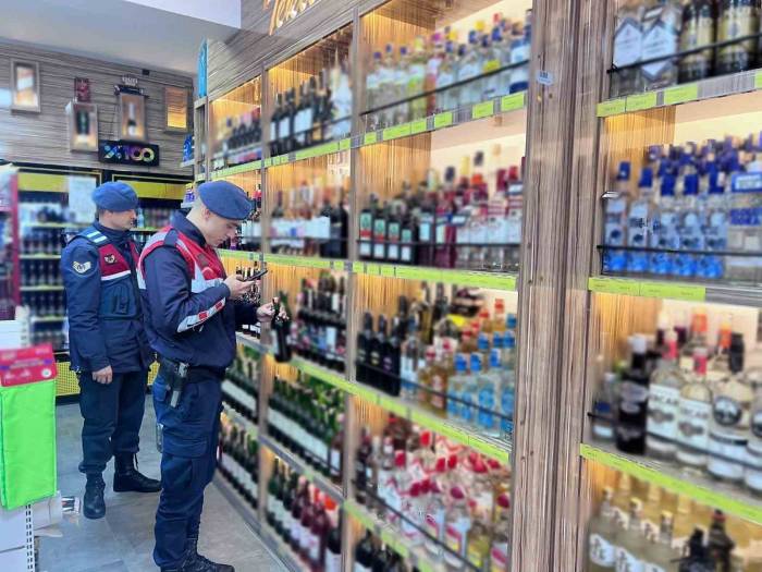 Jandarmadan Yeni Yıl Öncesi Alkol Denetimi