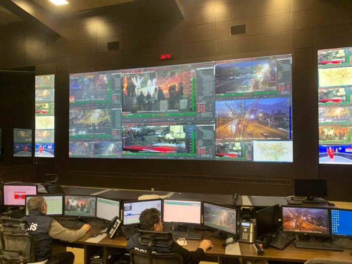 Ankara’da Yılbaşı Denetimleri Kgys Merkezi’nden Takip Ediliyor