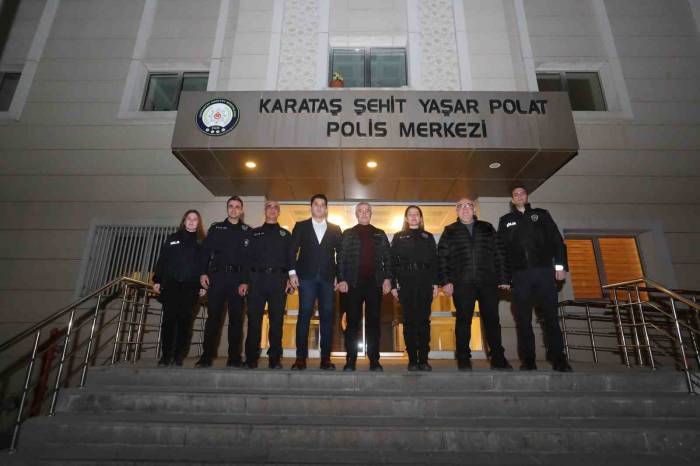 Tahmazoğlu Yeni Yılda Görev Başındaki Kamu Çalışanlarını Yalnız Bırakmadı