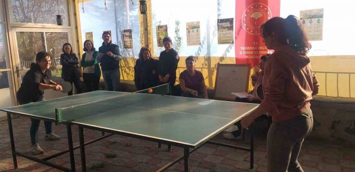 Su Farkındalığı İçin Masa Tenisi Turnuvası Düzenlendi