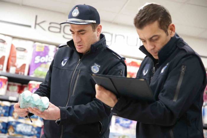 Zabıta Ekiplerinden Marketlere Denetim