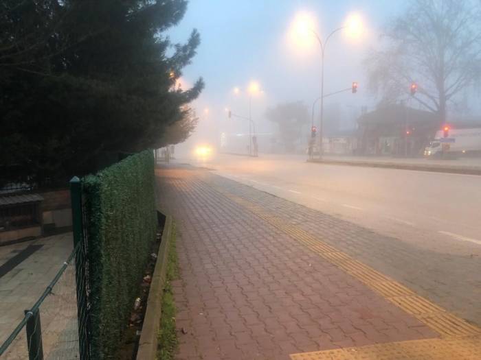 Osmaneli’nde Sis Etkili Oldu