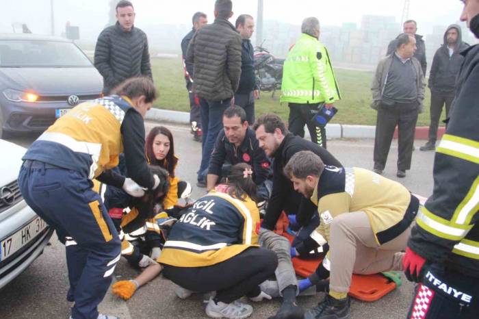 Çan’da Trafik Kazası: 1 Yaralı