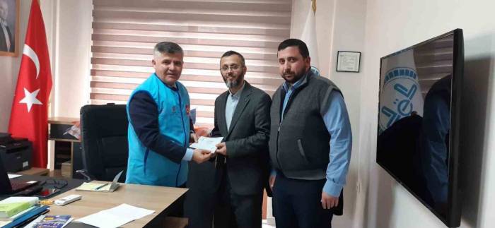 Köyceğiz’de Evleksiz, Filistin İçin Gönderilen 25 Bin Tl’yi Teslim Etti