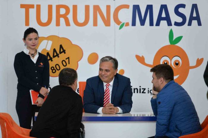 Turunç Masa’yla 185 Bin 72 Kişinin Sorunu Yerinde Çözüldü